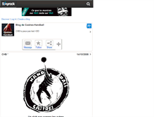 Tablet Screenshot of castres-handball.skyrock.com