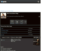 Tablet Screenshot of alicia-keys22.skyrock.com