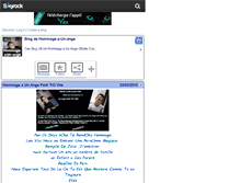 Tablet Screenshot of hommage-a-un-ange.skyrock.com
