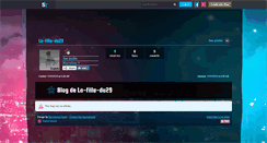Desktop Screenshot of la-fille-du29.skyrock.com