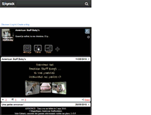 Tablet Screenshot of american-staff-baby.skyrock.com