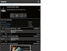 Tablet Screenshot of dj-demadis-prod.skyrock.com