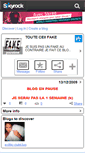 Mobile Screenshot of fakes-joustine.skyrock.com