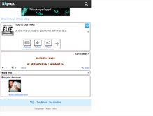 Tablet Screenshot of fakes-joustine.skyrock.com