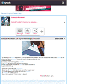 Tablet Screenshot of galactikfootball-cup.skyrock.com