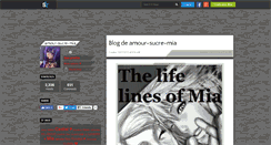 Desktop Screenshot of amour-sucre-mia.skyrock.com