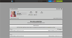 Desktop Screenshot of morebeautifulliife.skyrock.com