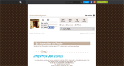 Desktop Screenshot of lachocolatieredupanier.skyrock.com