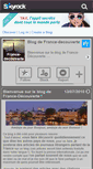 Mobile Screenshot of france-decouverte.skyrock.com