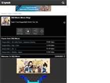 Tablet Screenshot of dbz-music.skyrock.com