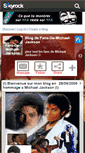 Mobile Screenshot of fans-de-michael-jackson.skyrock.com