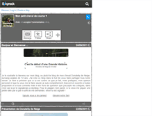 Tablet Screenshot of donatelly-de-neige.skyrock.com