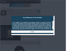 Tablet Screenshot of patrick-bruel-faan.skyrock.com