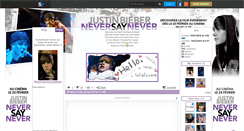 Desktop Screenshot of newfictiondejustinbieber.skyrock.com