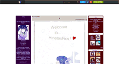 Desktop Screenshot of hinataxfics.skyrock.com