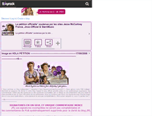 Tablet Screenshot of jessemccartney-en-france.skyrock.com