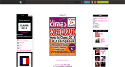 Desktop Screenshot of classe-2011.skyrock.com