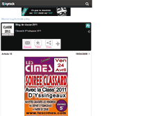 Tablet Screenshot of classe-2011.skyrock.com