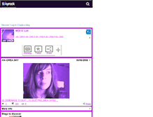 Tablet Screenshot of an--drea.skyrock.com