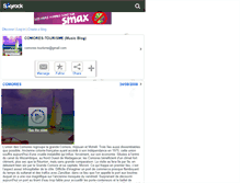 Tablet Screenshot of comores-tourisme.skyrock.com