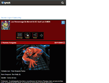 Tablet Screenshot of fiches-marvel.skyrock.com