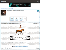 Tablet Screenshot of ciliaandhorses.skyrock.com