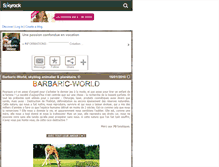 Tablet Screenshot of barbaric-world.skyrock.com