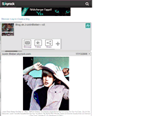 Tablet Screenshot of j-ustinbieber----x3.skyrock.com