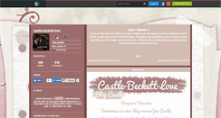 Desktop Screenshot of castle-beckett-love.skyrock.com