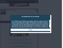 Tablet Screenshot of mytwin-hermione.skyrock.com