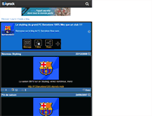 Tablet Screenshot of fc-barcelone230.skyrock.com