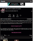 Tablet Screenshot of buffy-vampire.skyrock.com