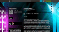 Desktop Screenshot of littlejungle9052.skyrock.com