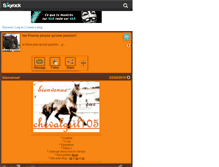Tablet Screenshot of chevalgirl105.skyrock.com
