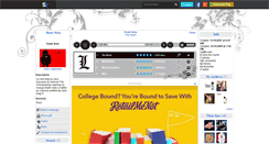 Desktop Screenshot of music-deathnote.skyrock.com