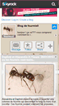 Mobile Screenshot of fourmis0.skyrock.com