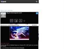 Tablet Screenshot of anime-manga-amv-world.skyrock.com