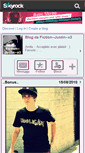 Mobile Screenshot of fiction--justin--x3.skyrock.com