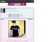 Tablet Screenshot of fiction--justin--x3.skyrock.com