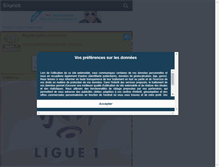 Tablet Screenshot of ligue1---maillot2012.skyrock.com