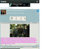 Tablet Screenshot of bellatrixlestrange.skyrock.com