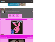 Tablet Screenshot of blonde-cokine-gentille.skyrock.com