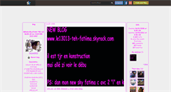 Desktop Screenshot of fatima13013.skyrock.com