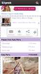 Mobile Screenshot of hello-katy-x.skyrock.com