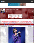 Tablet Screenshot of fic-justin-bieber-story.skyrock.com
