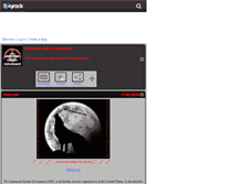 Tablet Screenshot of american-indian-m0vement.skyrock.com