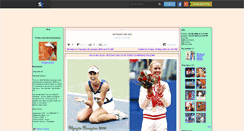 Desktop Screenshot of elenadementieva.skyrock.com