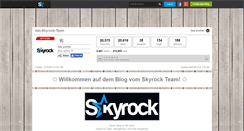 Desktop Screenshot of das-skyrock-team.skyrock.com