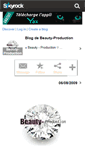 Mobile Screenshot of beauty-production.skyrock.com