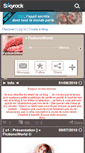 Mobile Screenshot of fictionsworld.skyrock.com